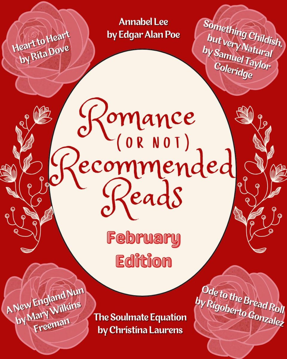 Romance (or not) recommended reading list for February.